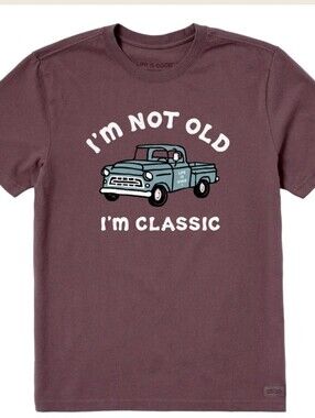 Life is Good Kids 'I'm Not Old I'm Classic' Short Sleeve Tee - 2XL